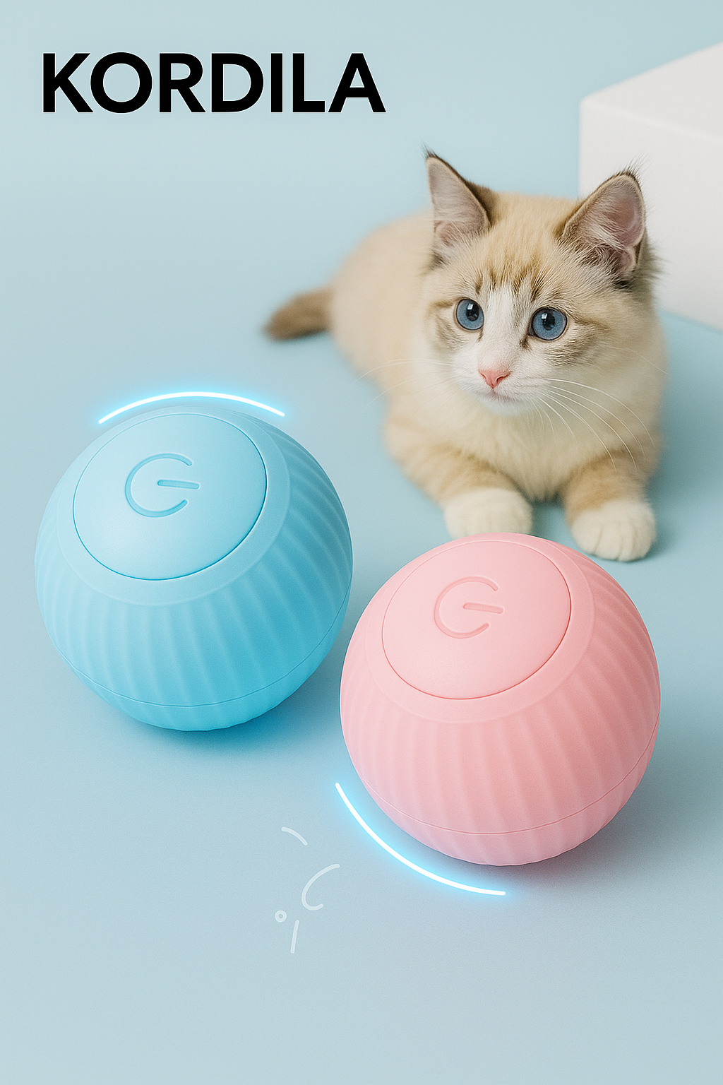 Pelotas interactivas, automáticas e inteligentes para gatos – Kordila®